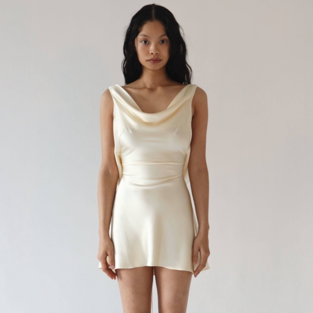 Mirror Palais Mini Plunge Dress